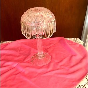 Princess House Lead Crystal Hurricane Lamp